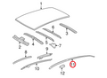 Roof Drip Moulding Left X660