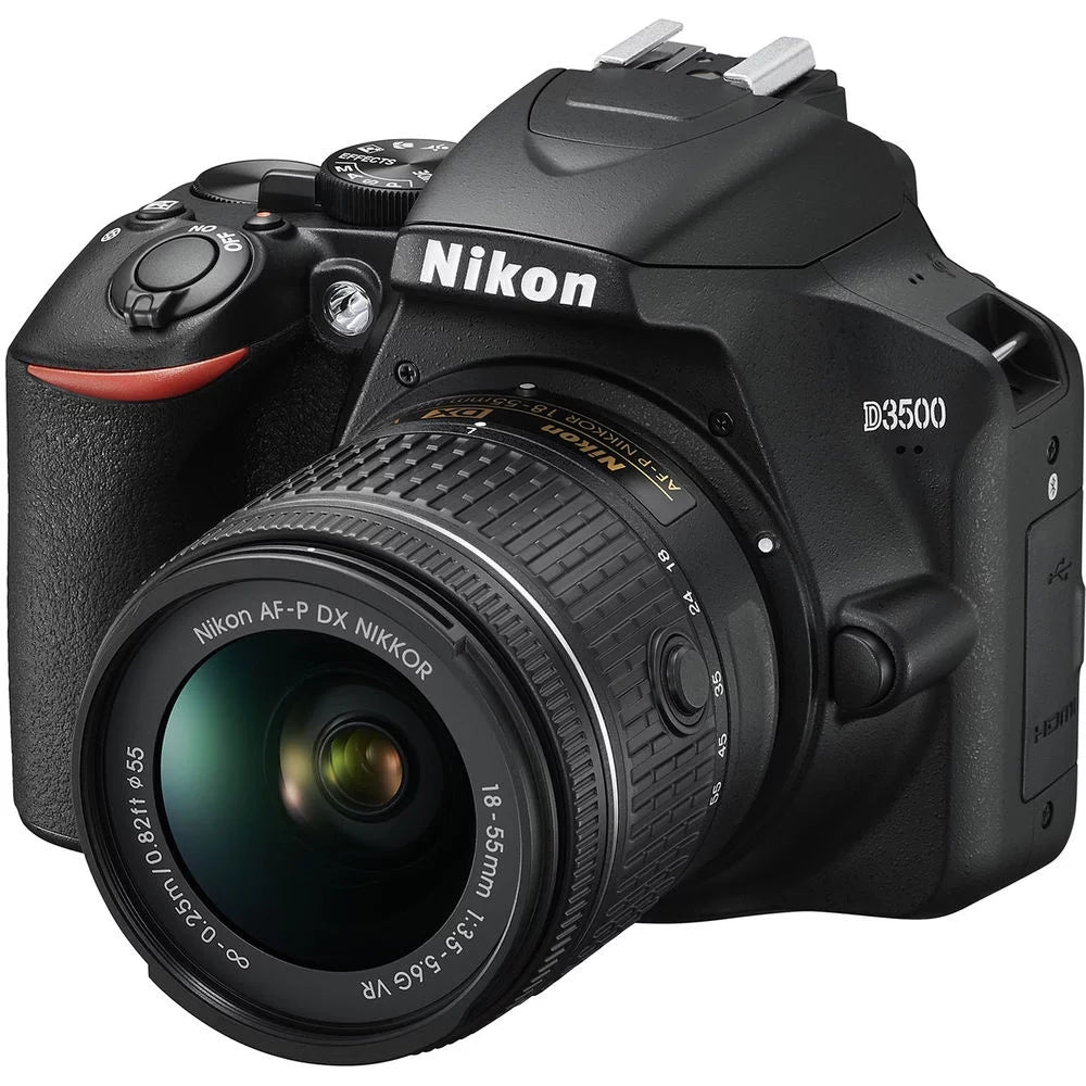 DSLR Camera with 18-55mm Lens + 64GB Card + 2 x EN-EL14a Battery + Case + Filter Kit + Telephoto Lens V22267