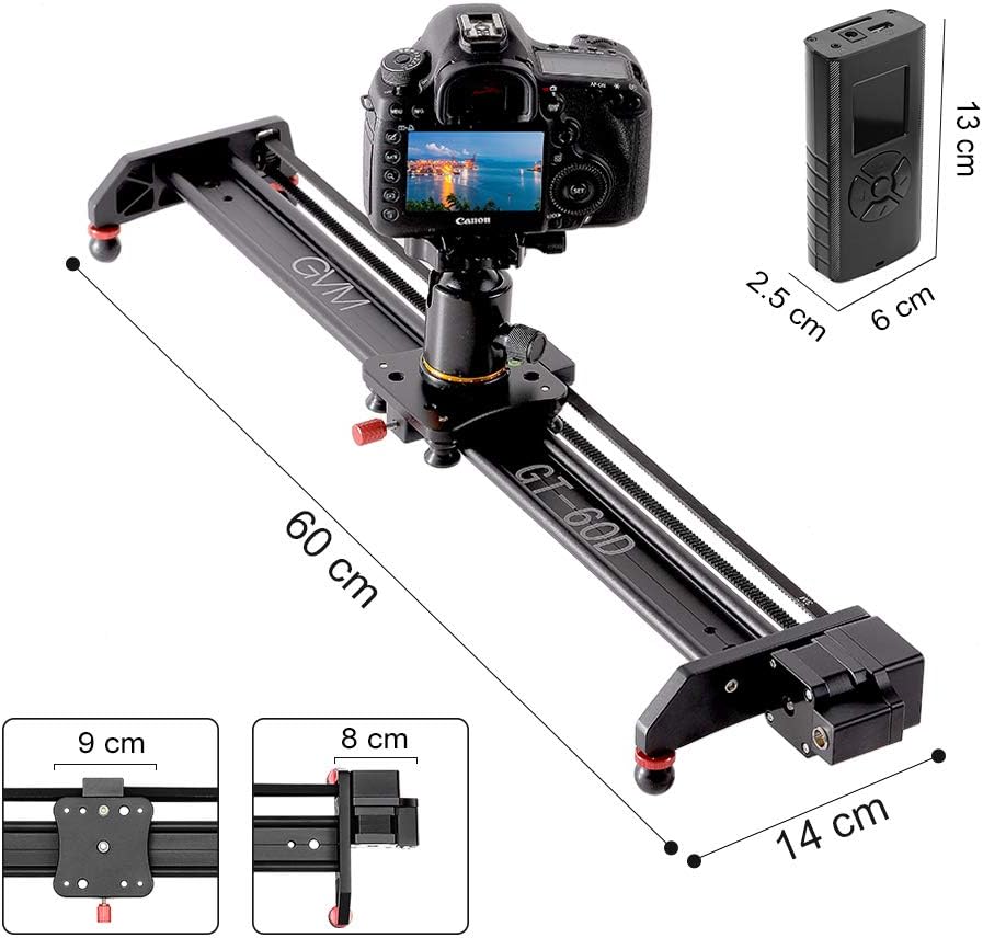 Motorized Camera Slider Video Rail Track Dolly with Controller Q78614