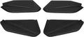 Lower Door Panel Insert with Metal Frame Black Pair O7925