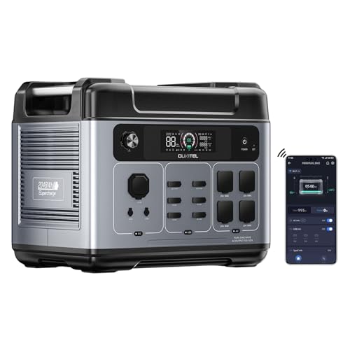 2400W Solar Generator with 200W Solar Panel, 2048Wh Power Station S763583