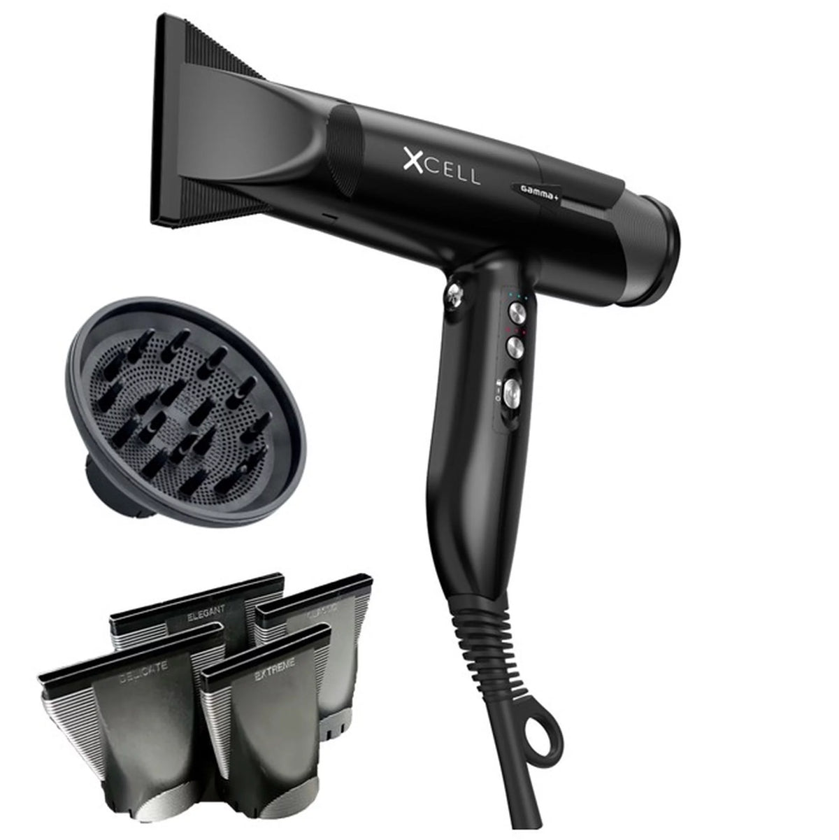 Matte Black Professional Hair Dryer M677