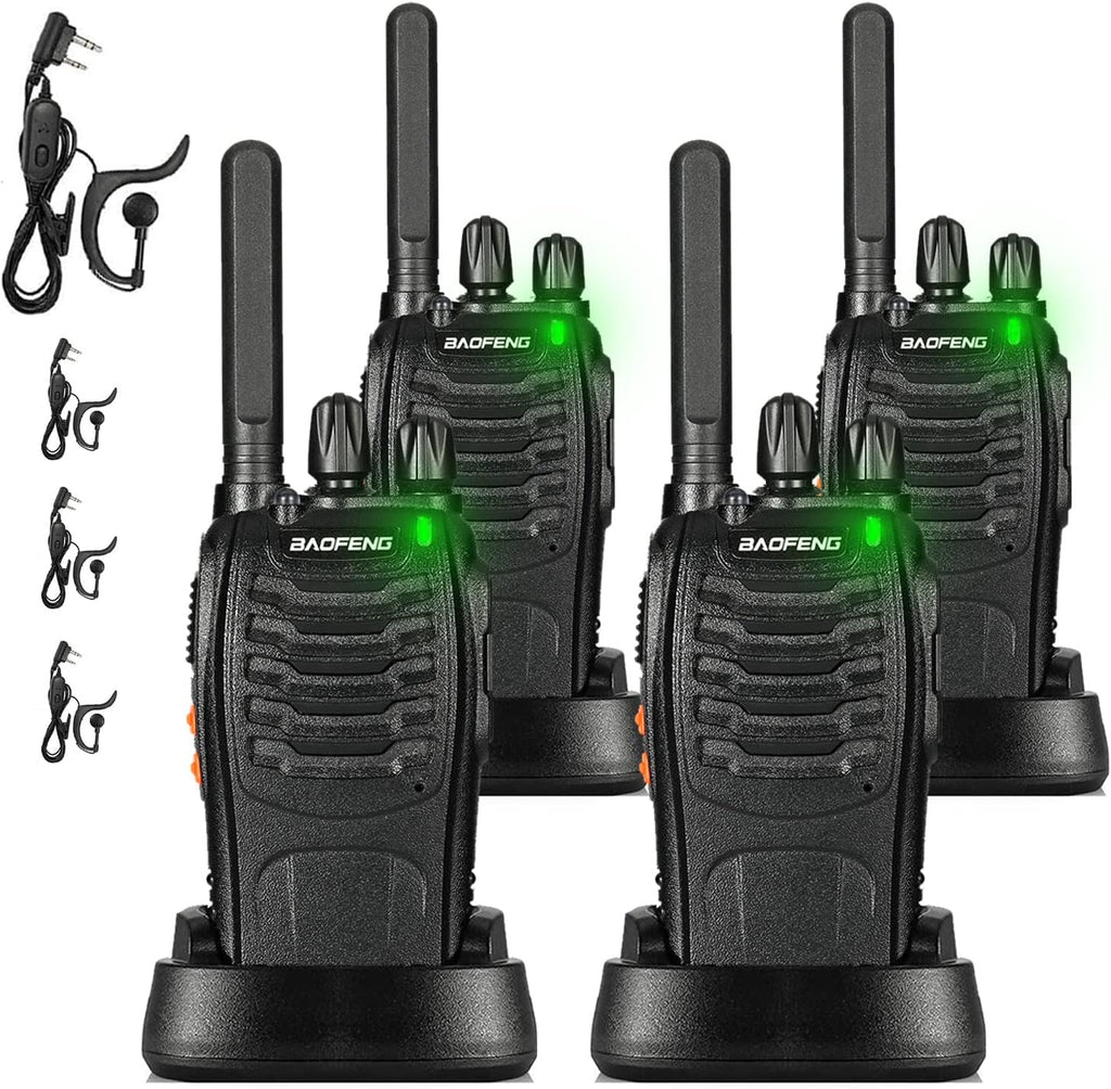 Walkie Talkies Black 4 Pack D762