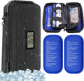 Insulin Cooler Travel Case Tsa Approved with Thermometer and 2 Ice Pack H806