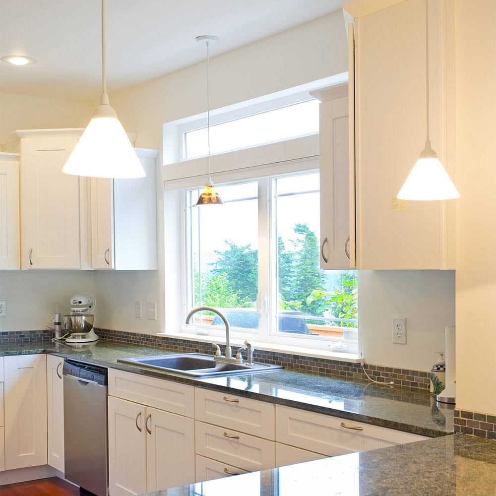 White Shaker Corner Wall Cabinet U955356