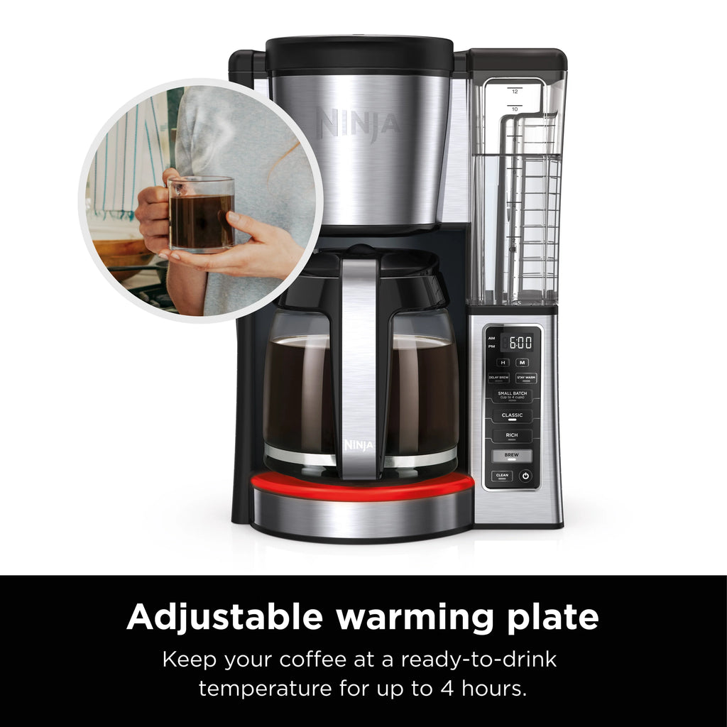 12-Cup Programmable Coffee Maker with Glass Carafe Q92706
