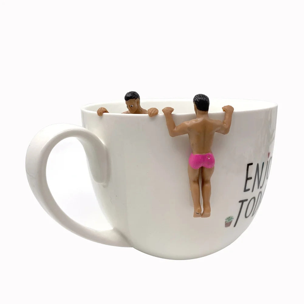 8Pcs Mini Simulated People Dollhouse Pendant Decor P26213