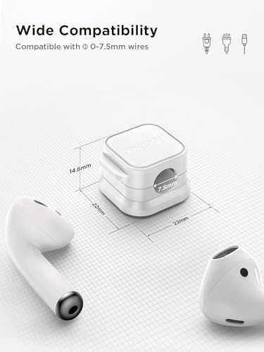 6 Pack Magnetic Adjustable Cable Clips V737