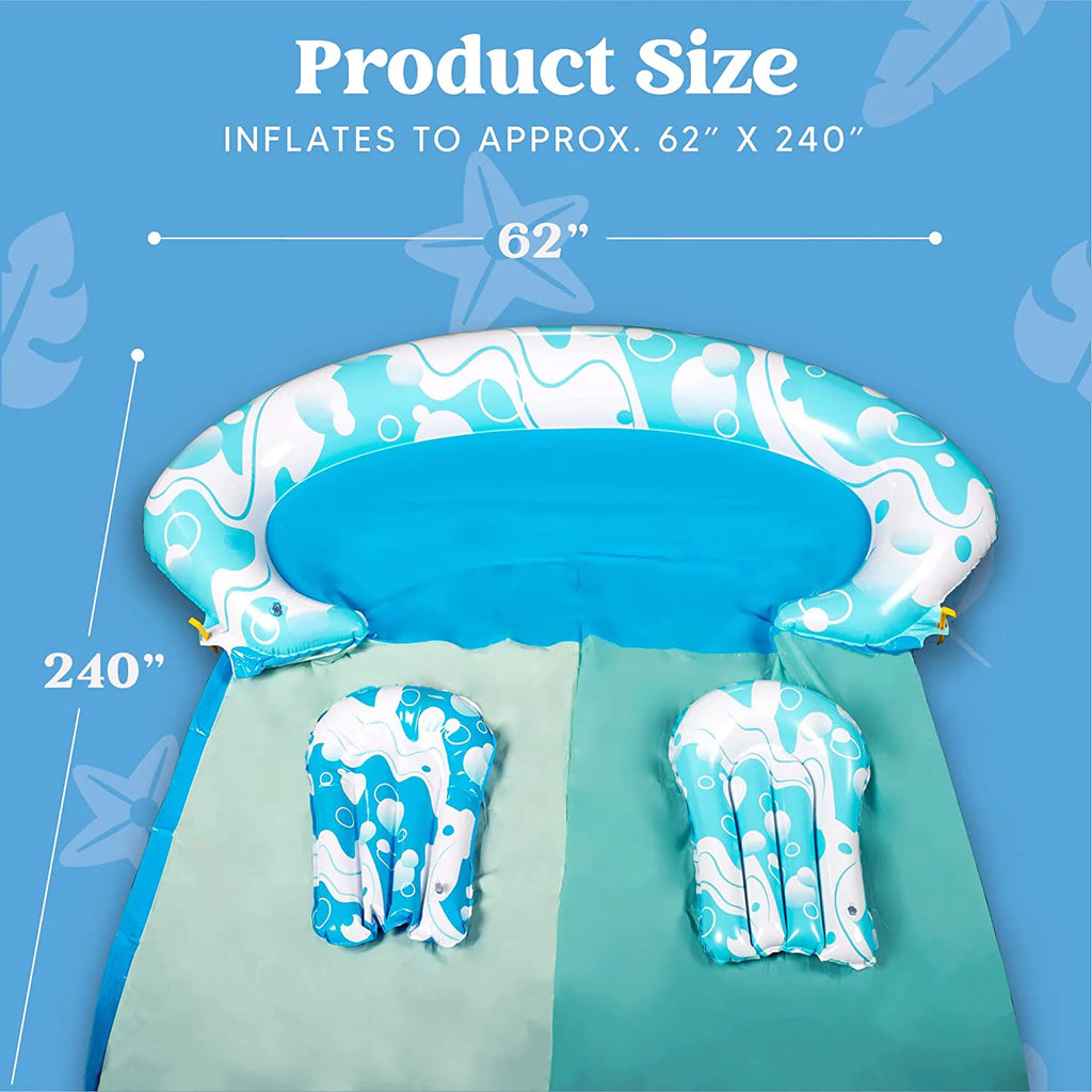 20ft 2 Person Bubble Water Slide with 2 Boogie Boards S391534