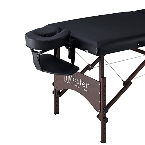 28" Portable Massage Table with Walnut Legs Q2960