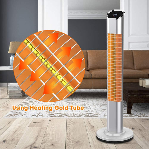 1500W Electric Infrared Standing Heater with Remote Control M449