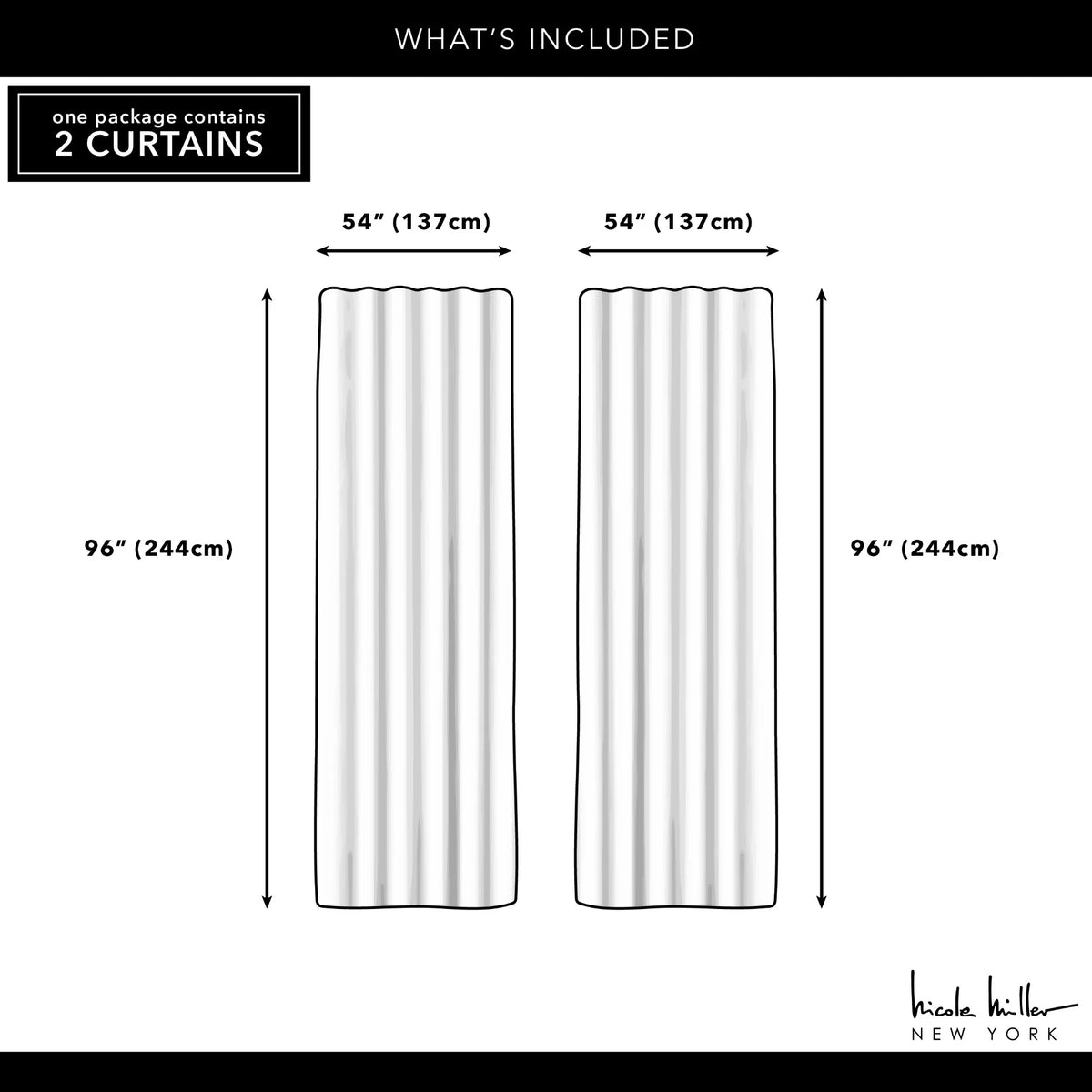Faux Linen Slub Textured Hidden Tab Rod Pocket Light Filtering Curtain Panel Pair 54"x96" C761