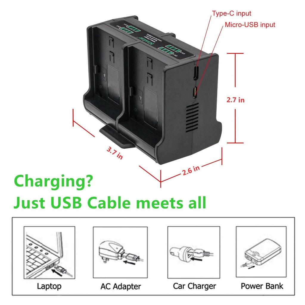 3-Pack Battery and Quadruple Charger W8474