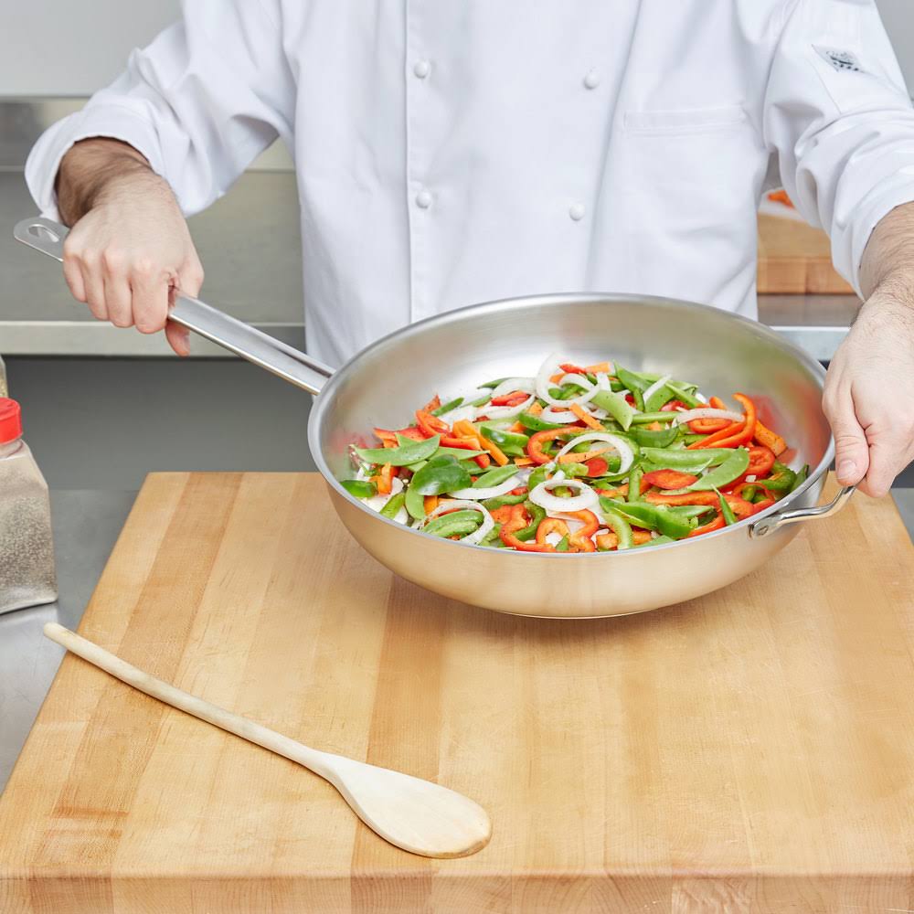 14 in Stainless Steel Fry Pan Z152