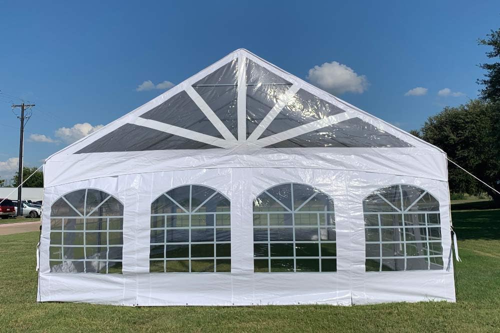 40'x20' PE Marquee Tent Gazebo with Storage Bags Z84910