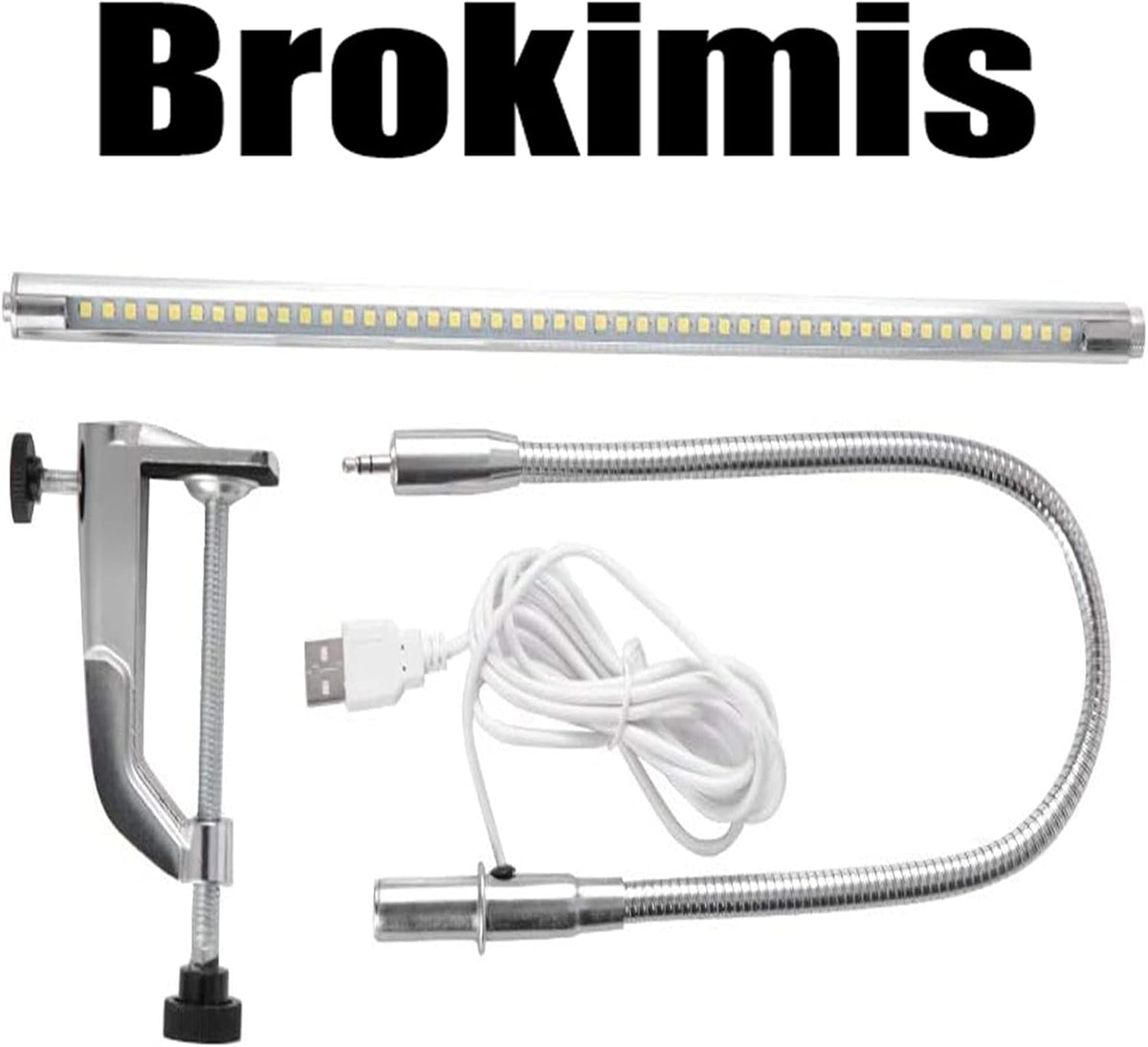 USB LED Desk Lamp with Clamp V206
