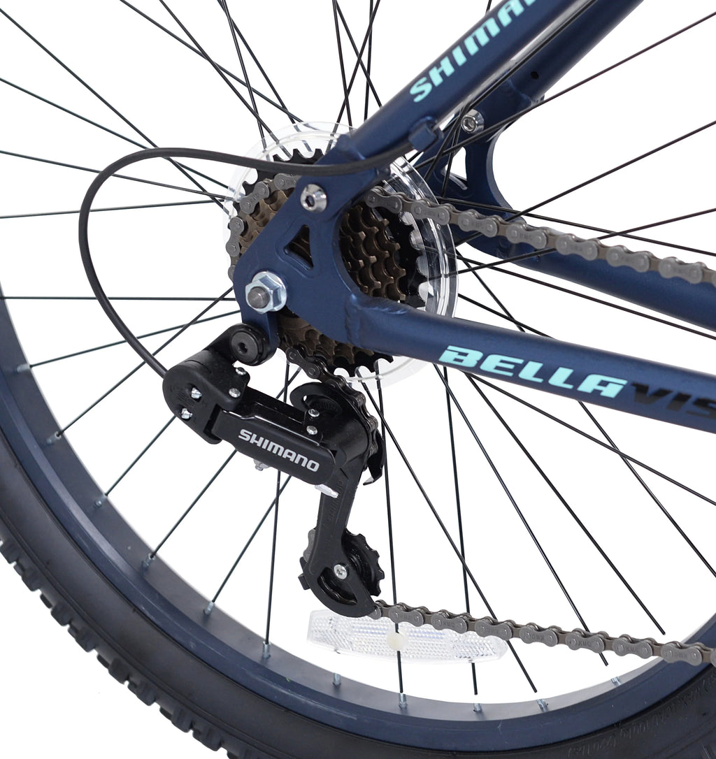Blue Full Suspension Mountain Bike G6366
