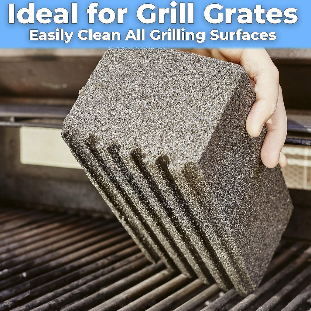 Non Scratch Pumice Stone Grill Cleaning Brick 4 Pack H25997