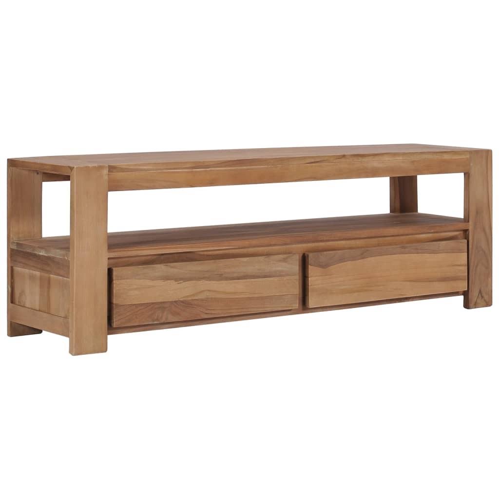 TV Cabinet Solid Teak Wood L64792