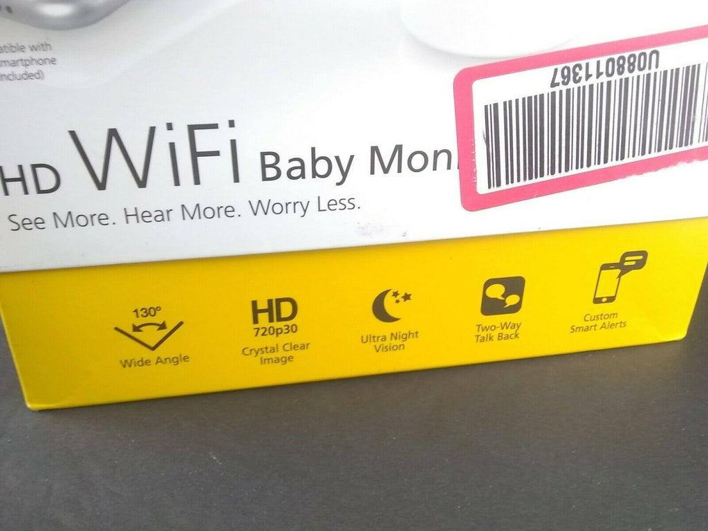 HD WiFi Baby Monitor J801095