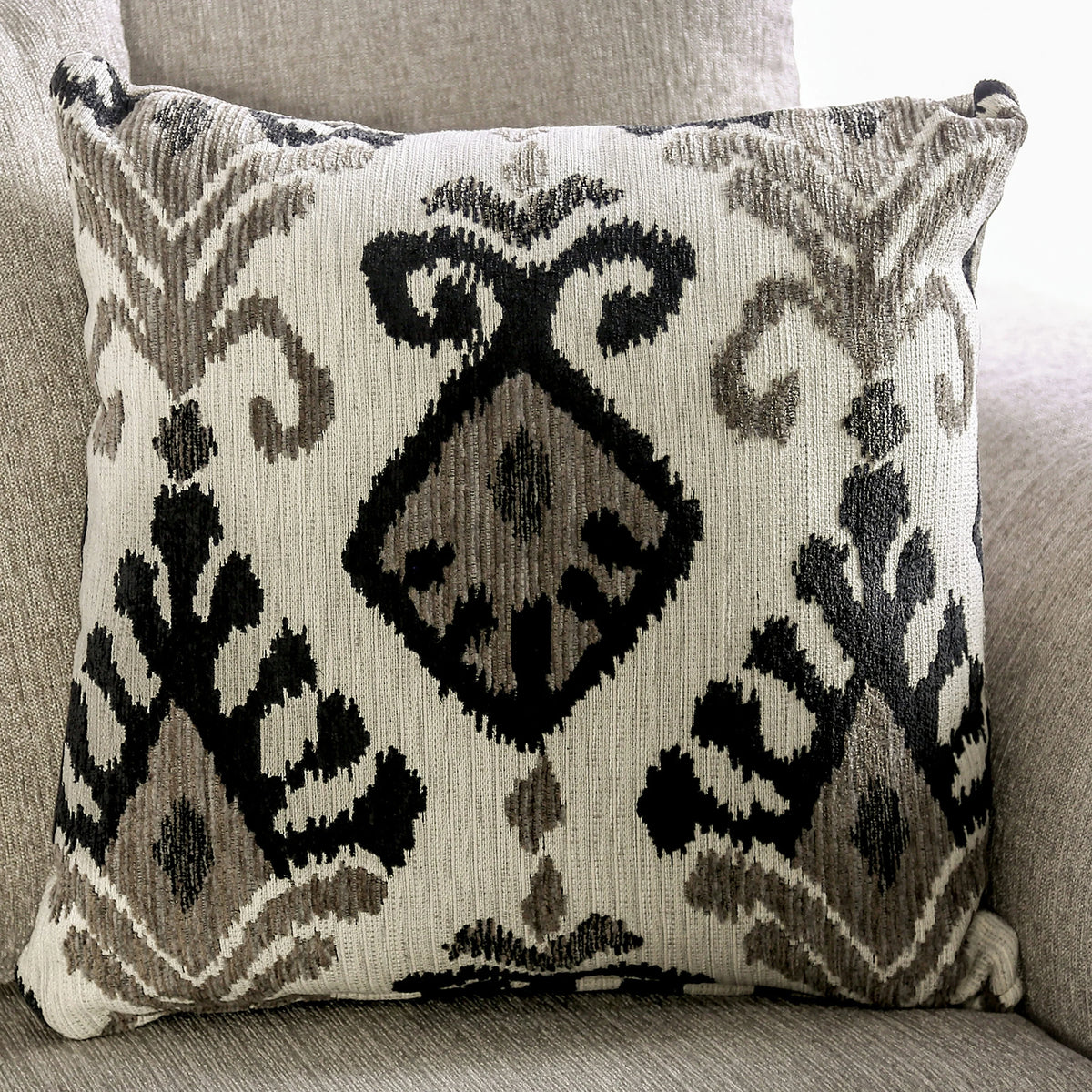 Light Taupe Fabric Upholstered Sofa R8683