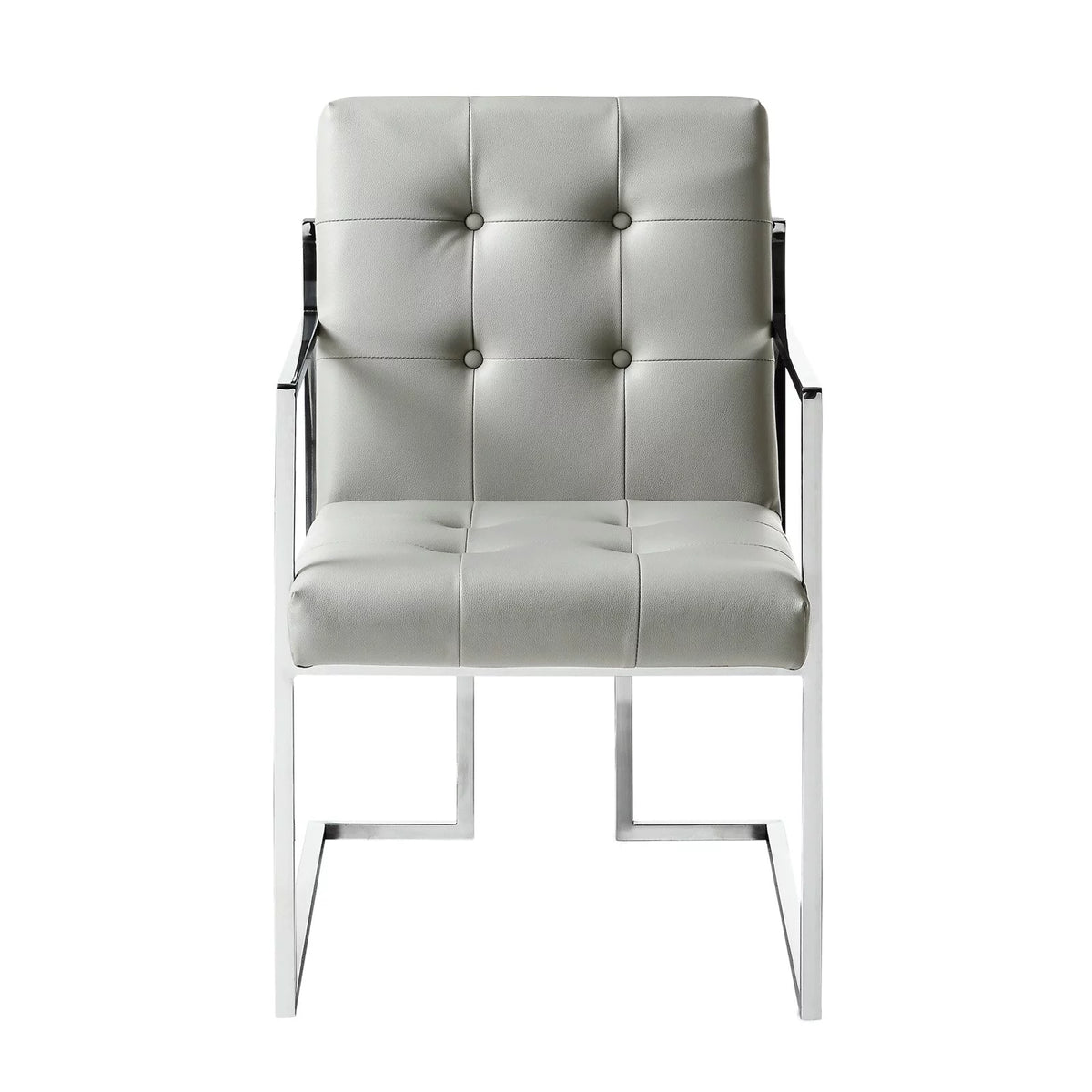 Faux Leather Dining Arm Chair Set of 2 V92989