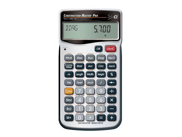 Construction Calculator C37158