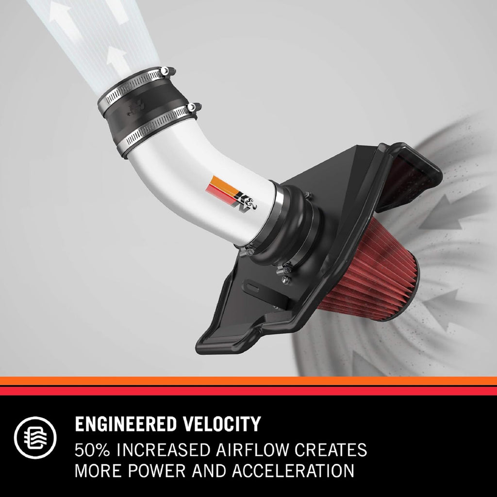 Cold Air Intake Kit Compatible with 2012-2015 Chevy Camaro 3.6L V6 O72518
