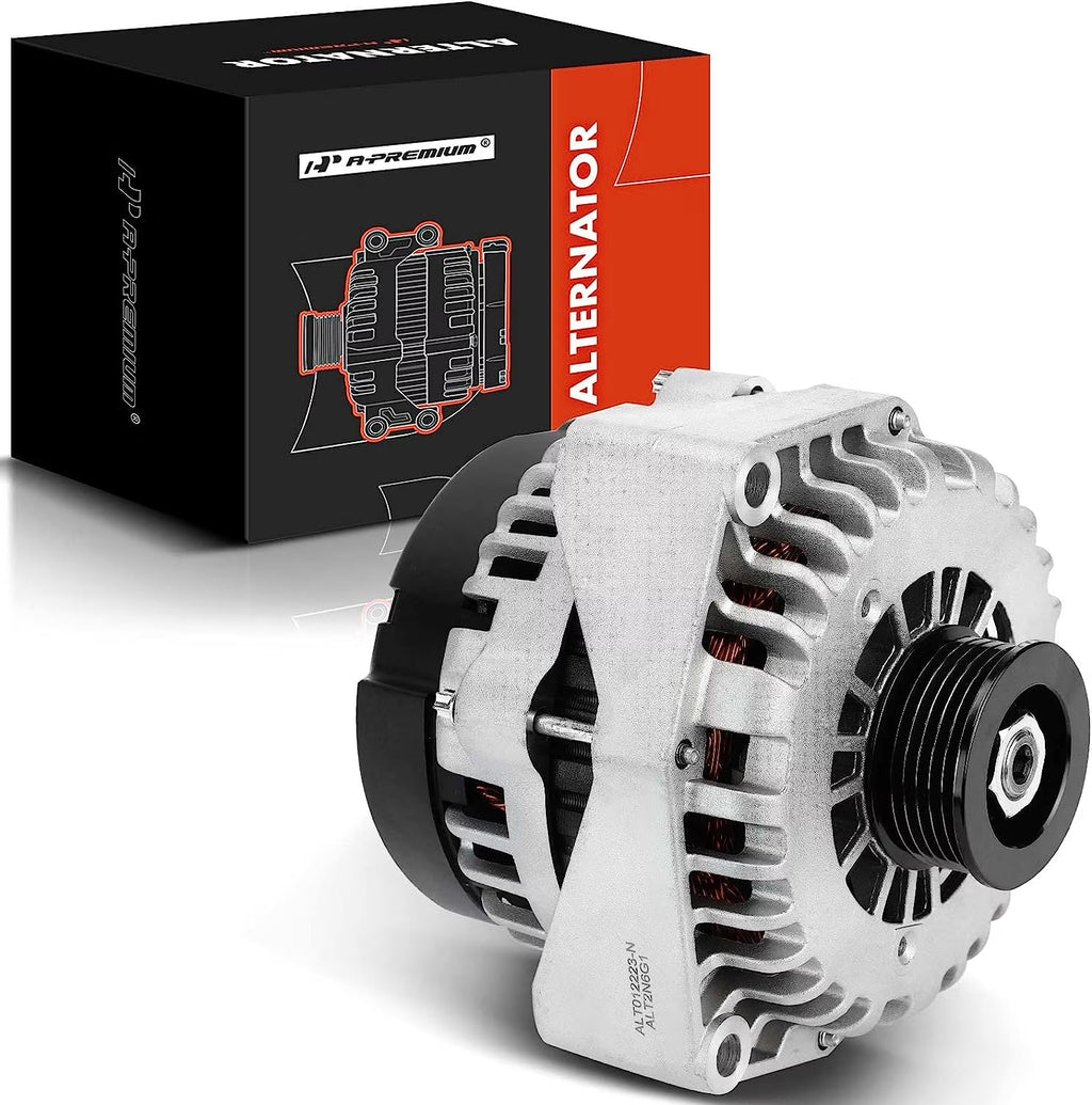 Alternator Compatible with Chevy Silverado 1500, Avalanche 1500, GMC Sierra 1500, Cadillac Escalade U545