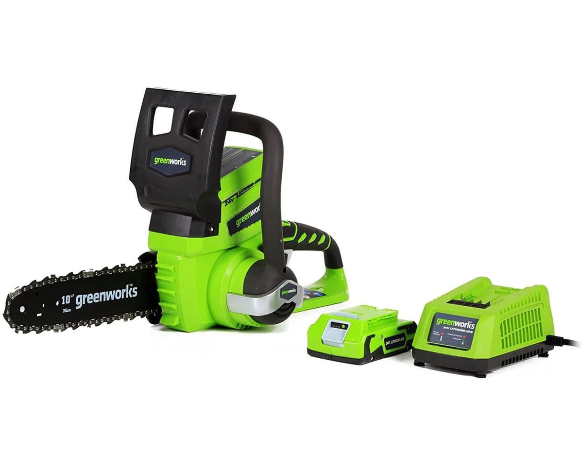 24V Cordless Chainsaw with 2.0 Ah Battery & Charger E446
