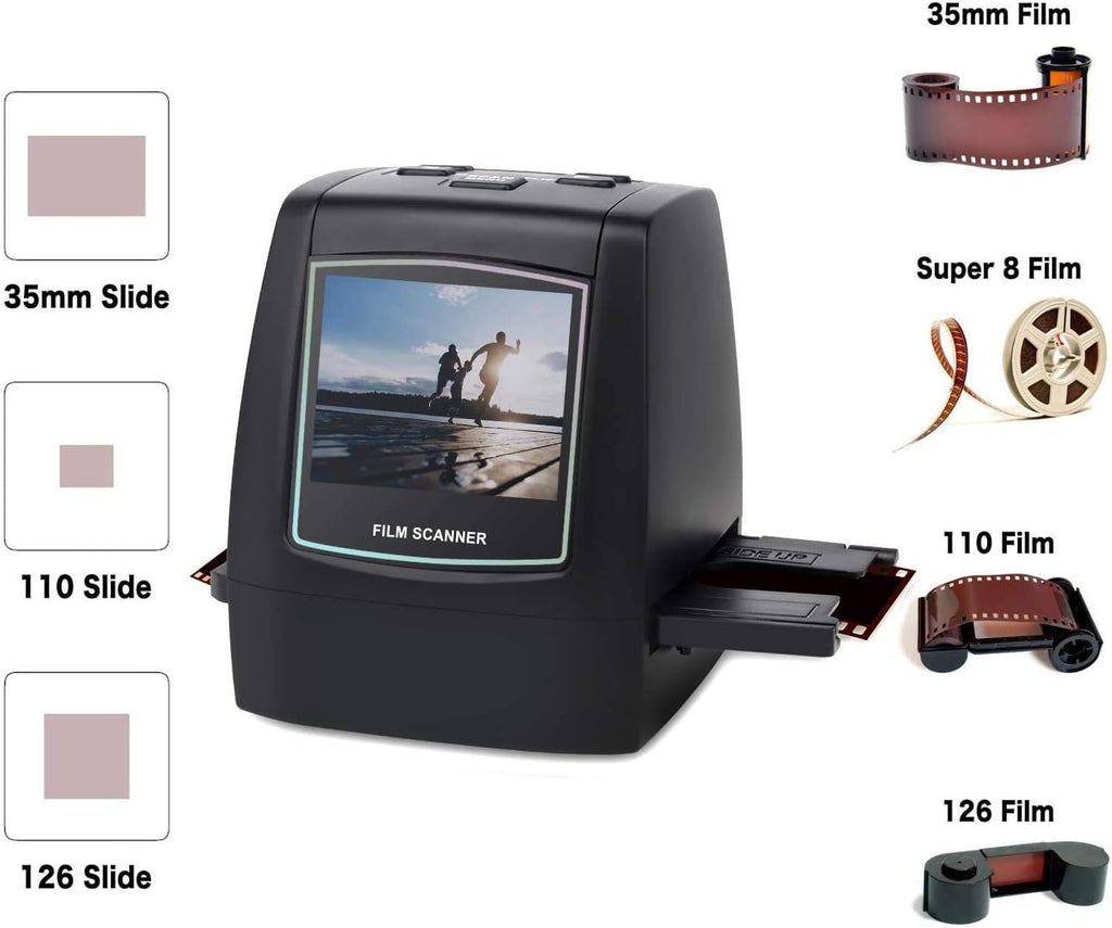 Film and Slide Scanner with 22MP, 2.4 LCD Screen, 128MB Built-in Memory M81298