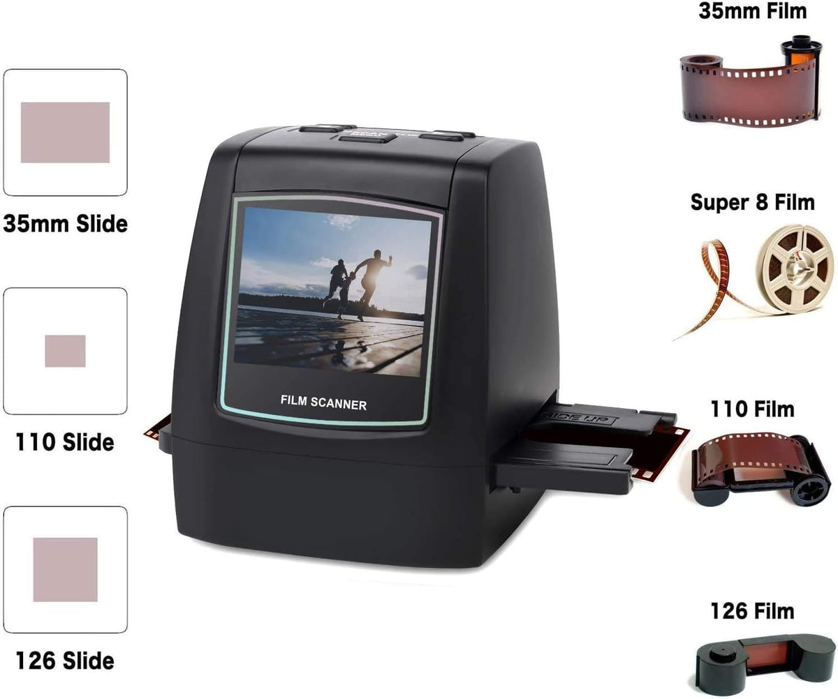 Film and Slide Scanner with 22MP, 2.4 LCD Screen, 128MB Built-in Memory M81298