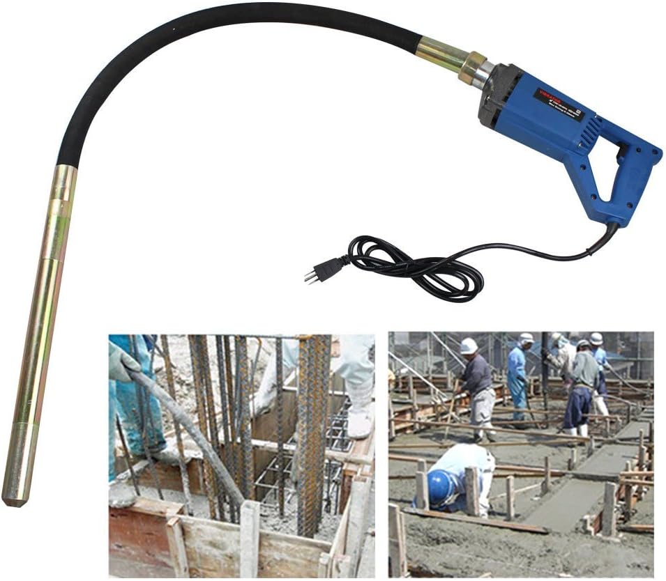Concrete Vibrator, 3/4HP 800W Electric Hand Held, 1.2M Hose, Pack of 2 J238899