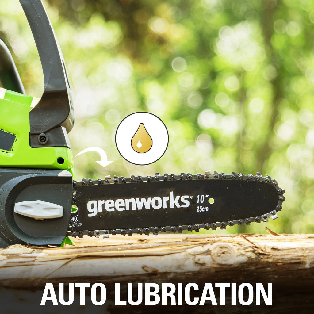24V Cordless Chainsaw with 2.0 Ah Battery & Charger E446