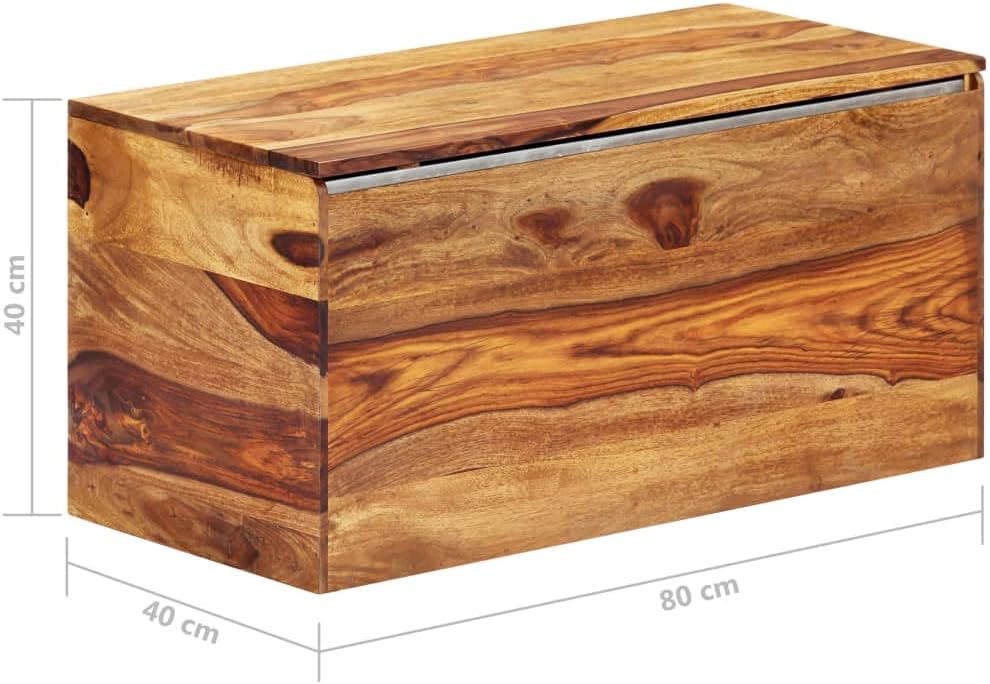 Solid Sheesham Wood Storage Chest U543