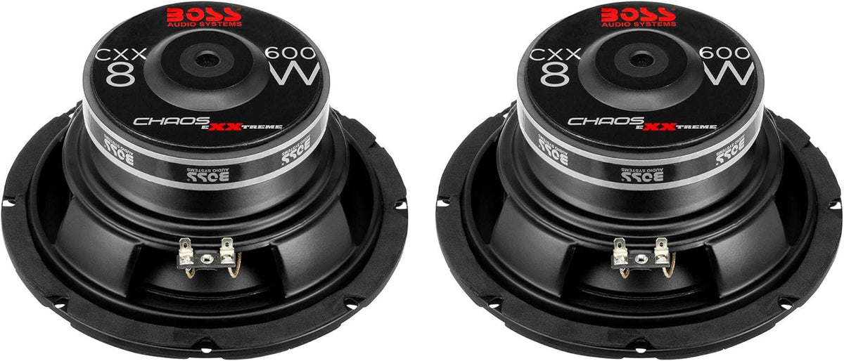 600-Watt 8-Inch Car Subwoofer Audio Speaker, Single (2 Pack) V517225