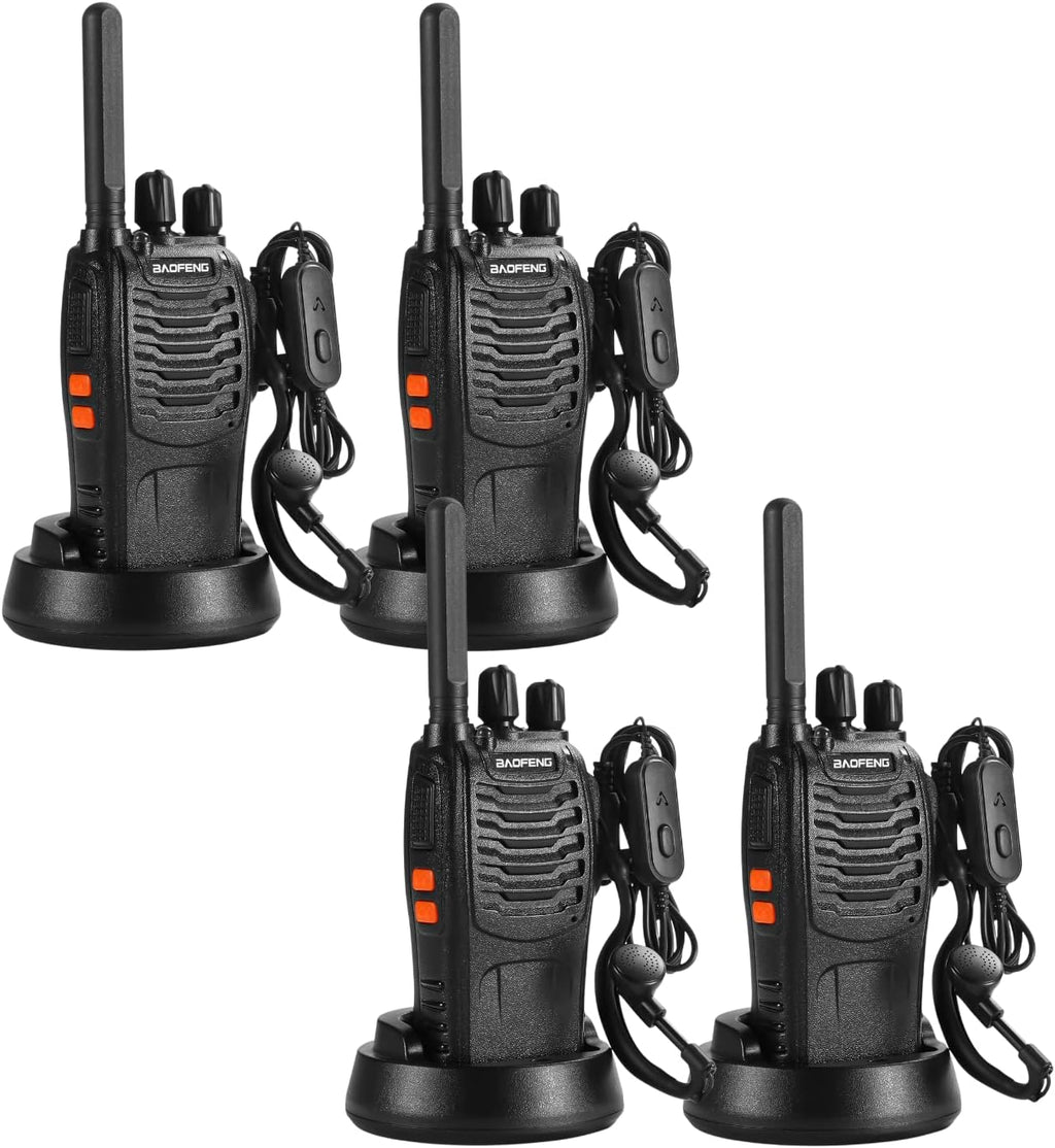 Walkie Talkies Black 4 Pack D762