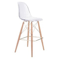 Clear and Gold Bar Stool J458314