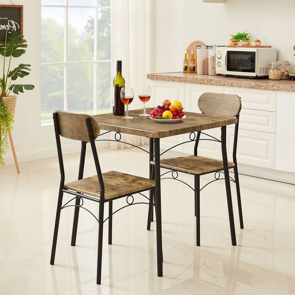 Wood Dining Table and 2 Chairs V224