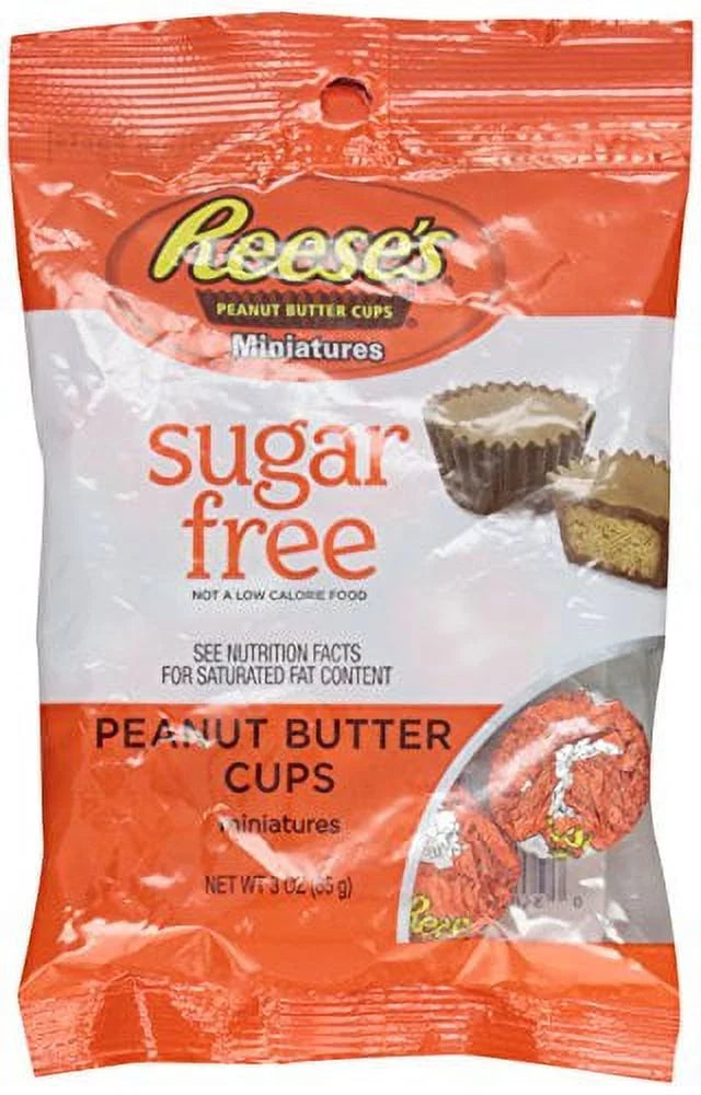 Sugar Free Peanut Butter Cups Miniatures Pack of 48 E396944