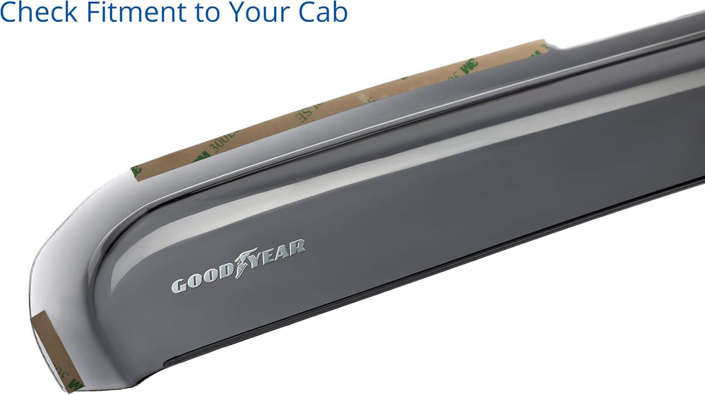 Shatterproof in-Channel Window Deflectors for Trucks, 4 pcs Z6485