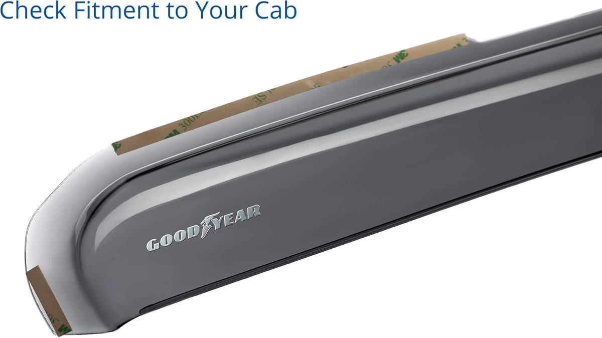 Shatterproof in-Channel Window Deflectors for Trucks, 4 pcs Z6485