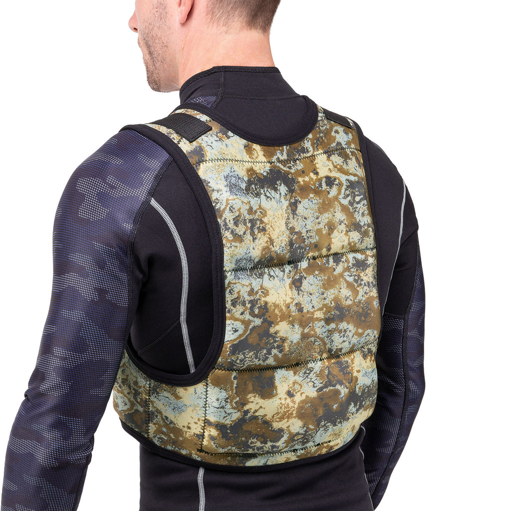 Camouflage Brown Large Diving Weight Vest F1730
