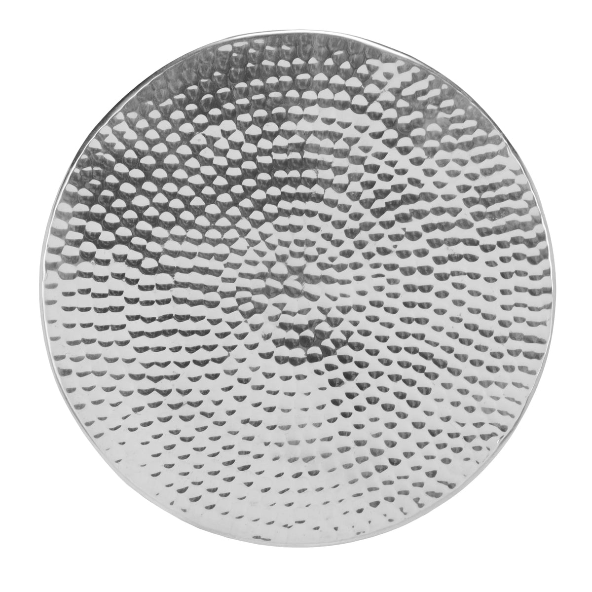 Small Hammered Aluminum Stool M794