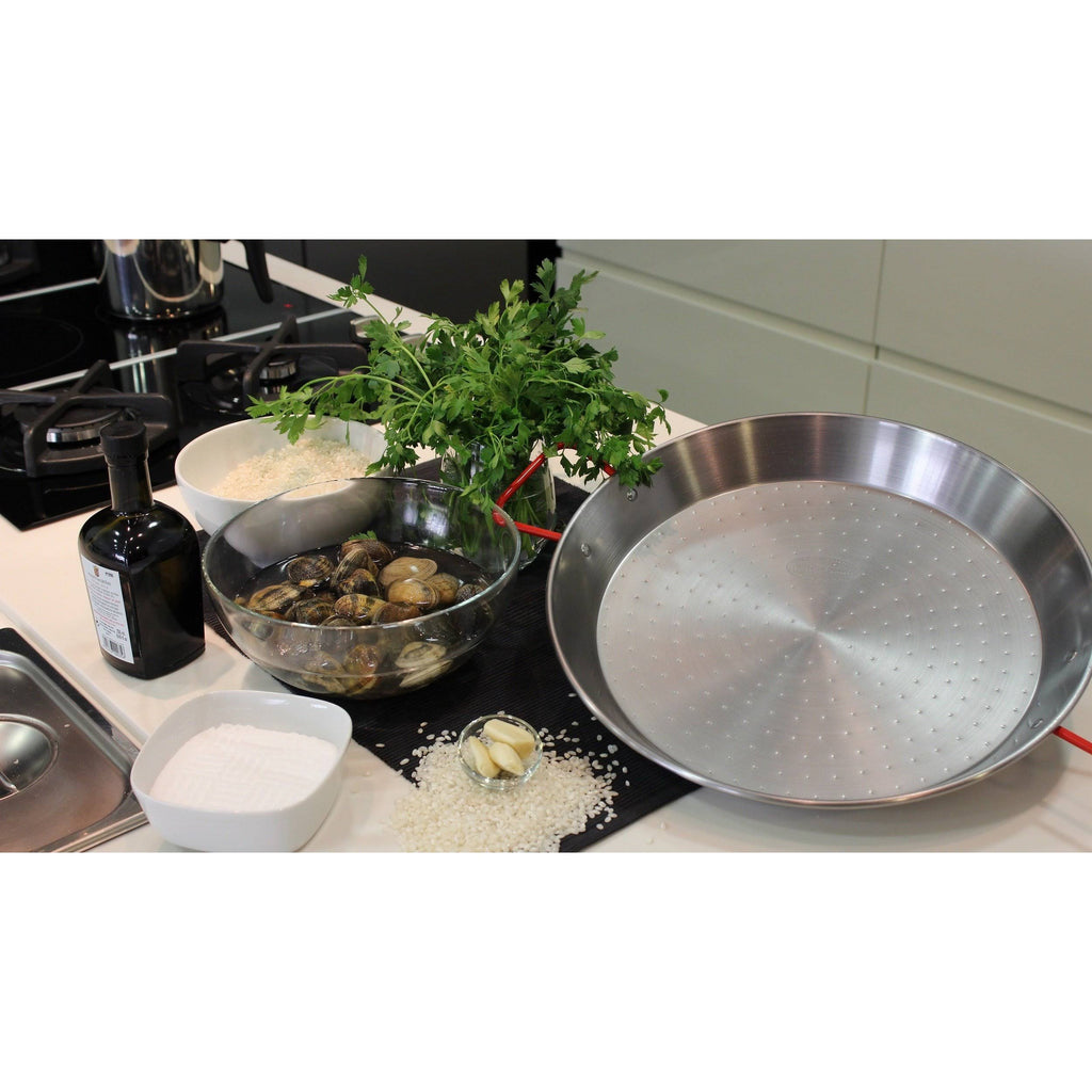 32x22 Carbon on Steel Paella Pan T8753