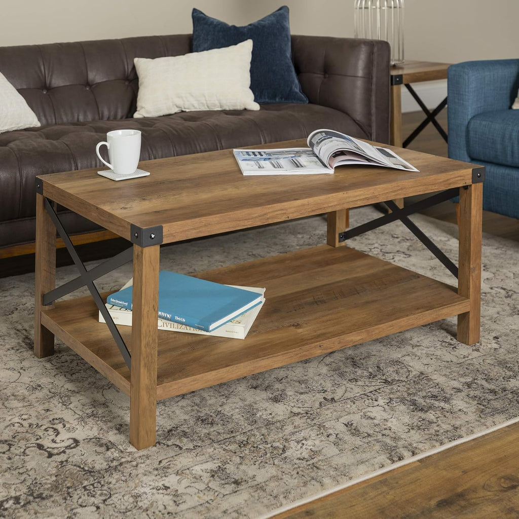 58 Inch Reclaimed Barnwood TV Stand Cabinet S393