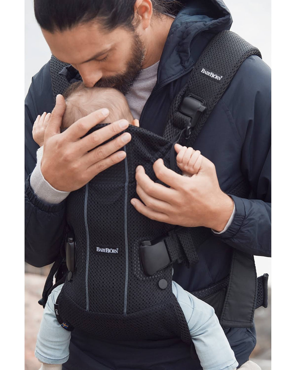 Slate Blue 3D Mesh Baby Carrier D9910