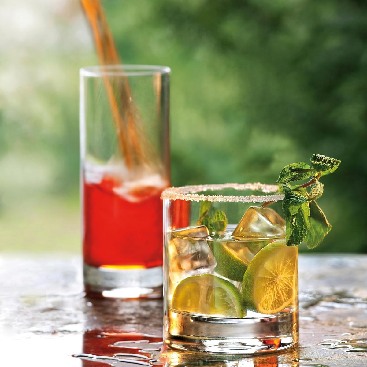 Set of 4 Double Old Fashioned Glasses, 13.5 fluid ounce I4872
