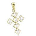 Artificial Princess Cut Diamond Pendant Y7430