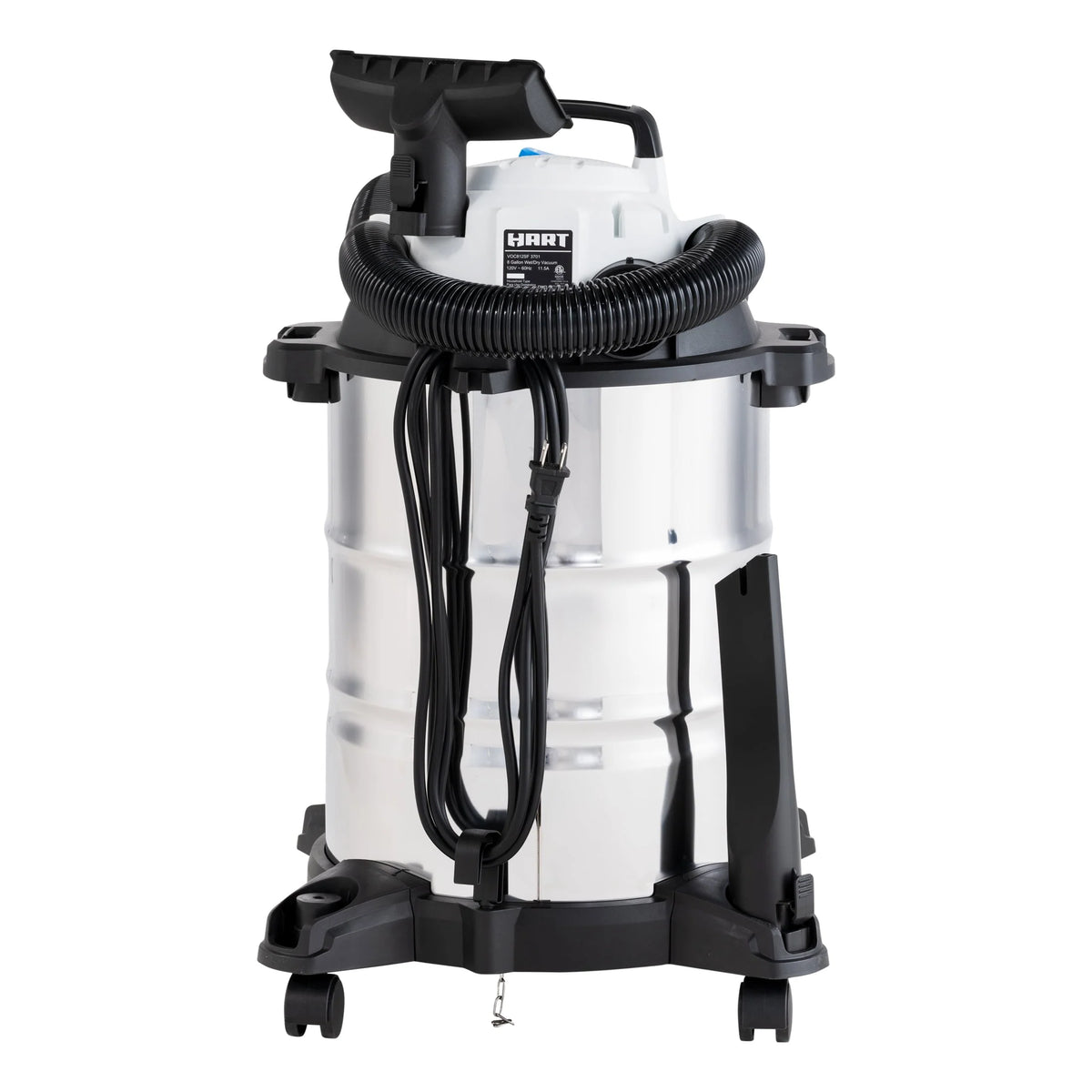 8 Gallon 6 Peak HP Stainless Steel Wet/Dry Vacuum M3772